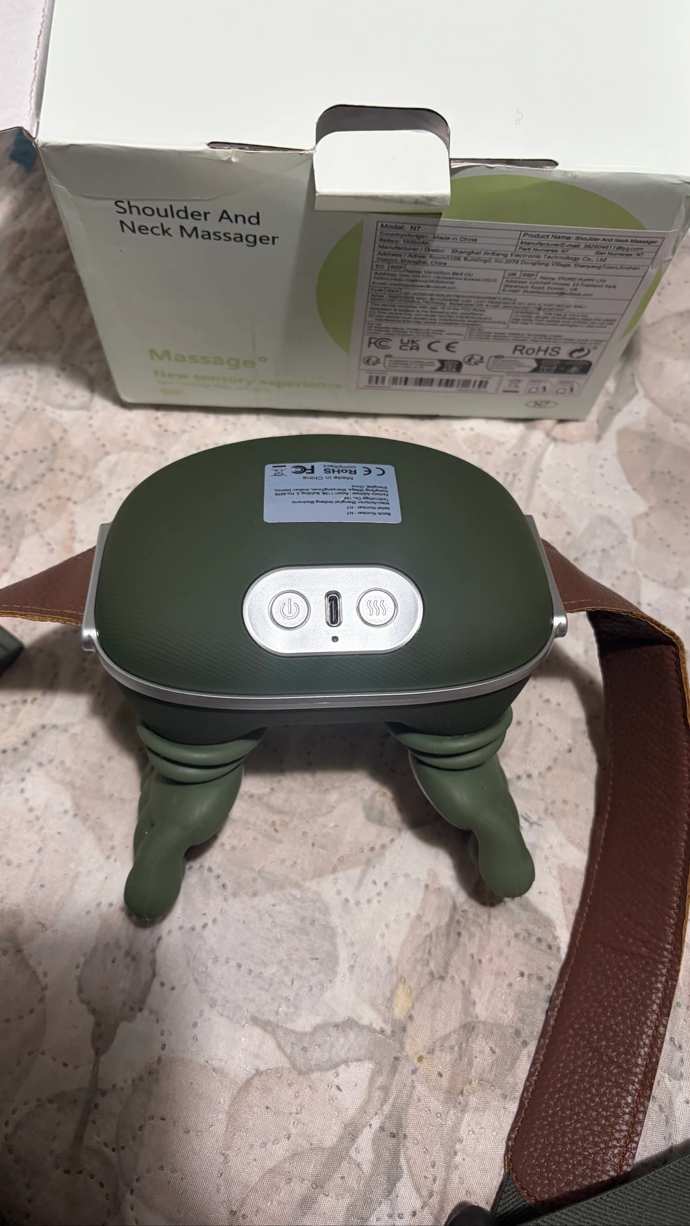 Appareil de massage chauffant neuf  – photo 3